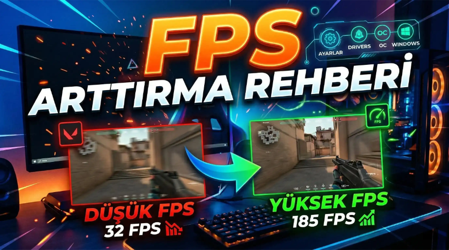 FPS Artırma Rehberi: Oyun Performansı Nasıl Yükseltilir?