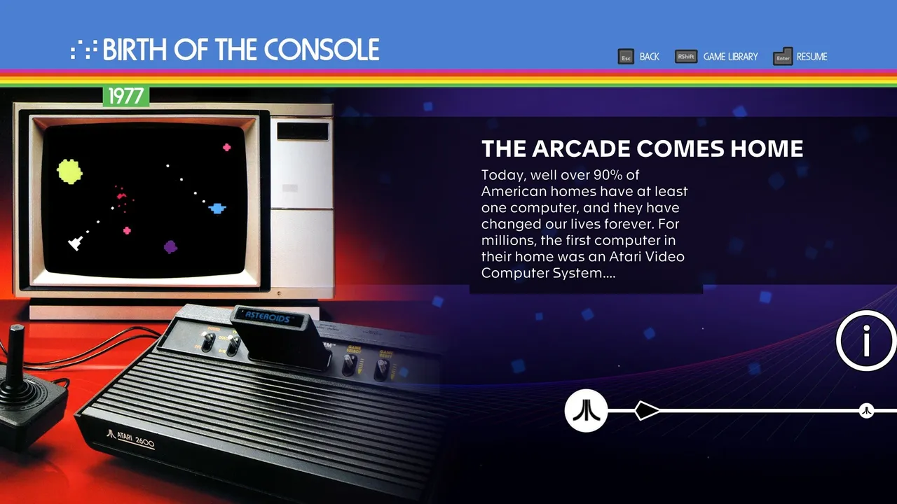 Atari 50: The Anniversary Celebration oyun içi ekran görüntüsü