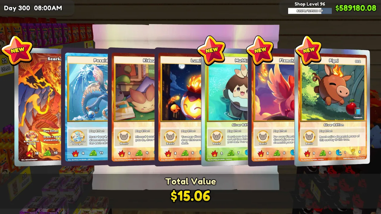 TCG Card Shop Simulator oyun içi ekran görüntüsü