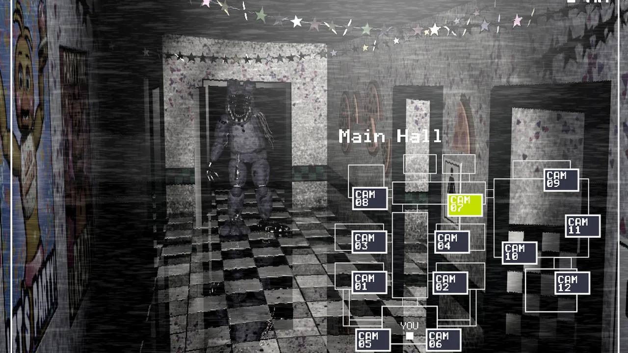 Five Nights at Freddy's 2 oyun içi ekran görüntüsü