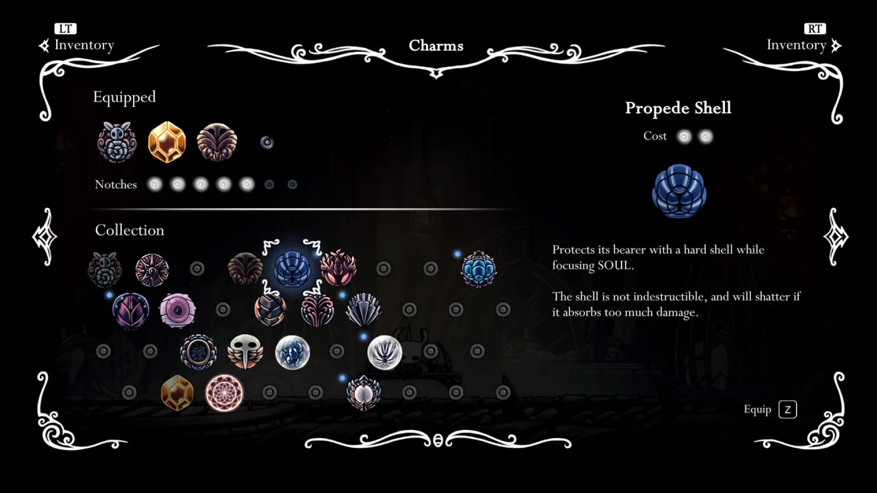 Hollow Knight oyun içi ekran görüntüsü