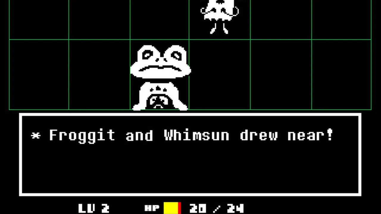 Undertale oyun içi ekran görüntüsü
