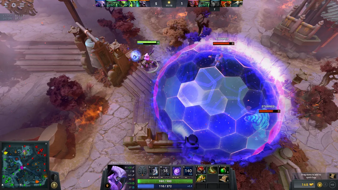 Dota 2 oyun içi ekran görüntüsü